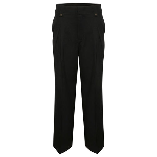 My Essential Wardrobe Black Disa High Wide Pant