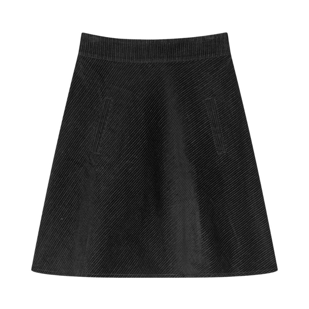 Mads Nørgaard Sort Pretty Cord Stelly Skirt