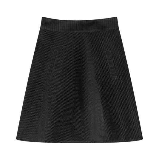Mads Nørgaard Sort Pretty Cord Stelly Skirt