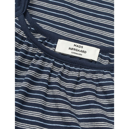 Mads Nørgaard Navy Stripe Stine Dress