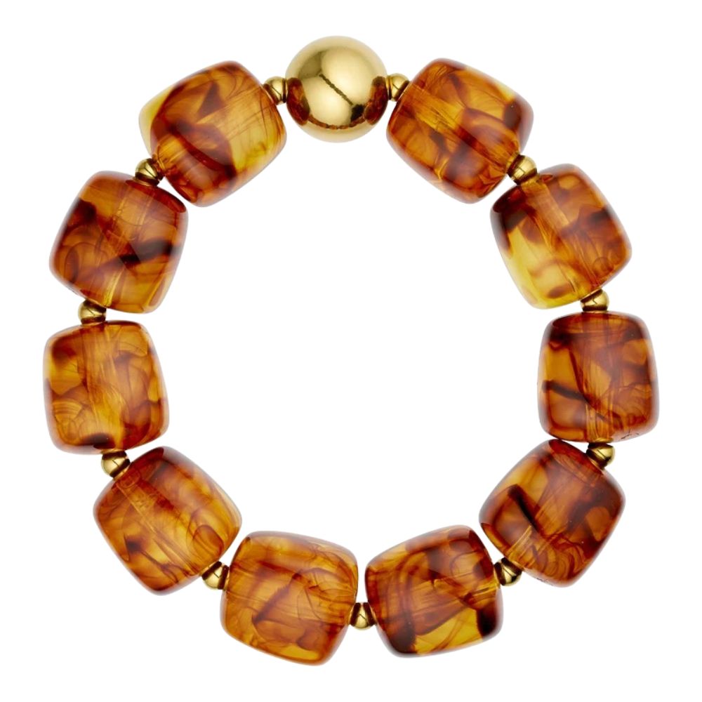 Marea - Amber Bracelet - 18K guldbelagt