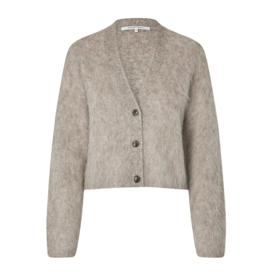 Second Female Stone Karla Knit Cardigan