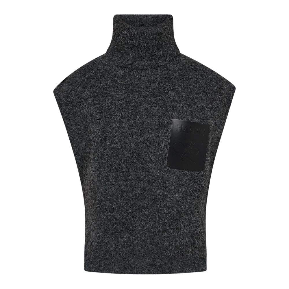 L'AMITIÉ Koks grå Darcia Pocket Knit Vest