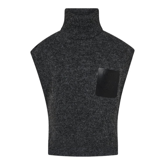 L'AMITIÉ Koks grå Darcia Pocket Knit Vest