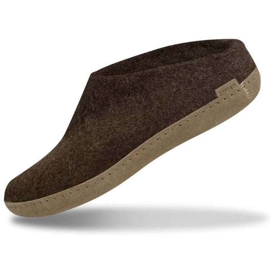 Glerups Nature Brown Slip-On W. Leather Sole