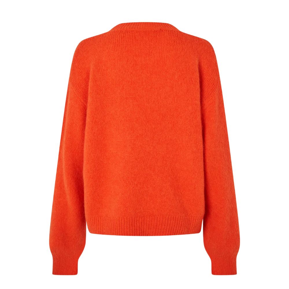 Second Female Pumpkin Knit O-Neck