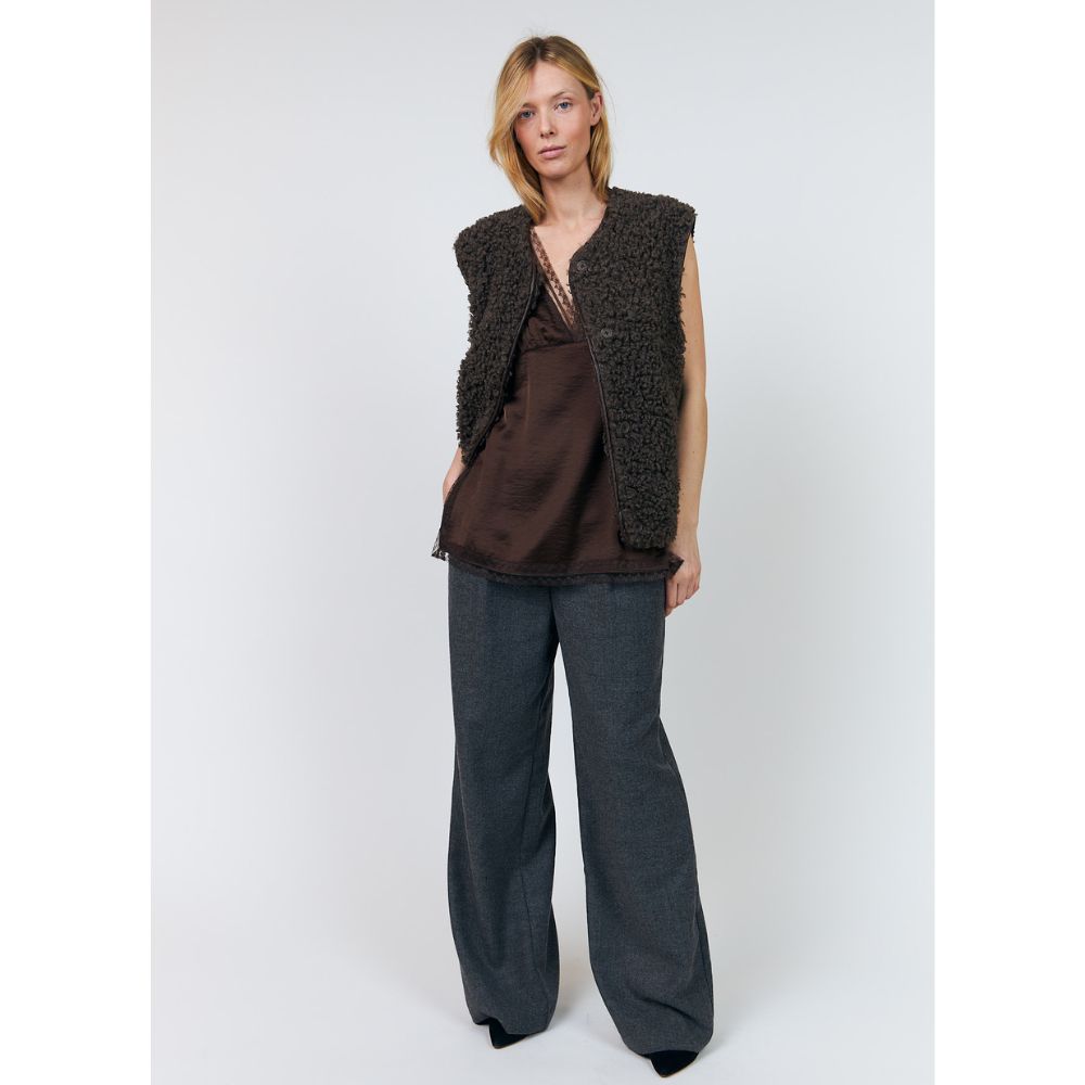 Lollys Laundry Brun Vada Vest