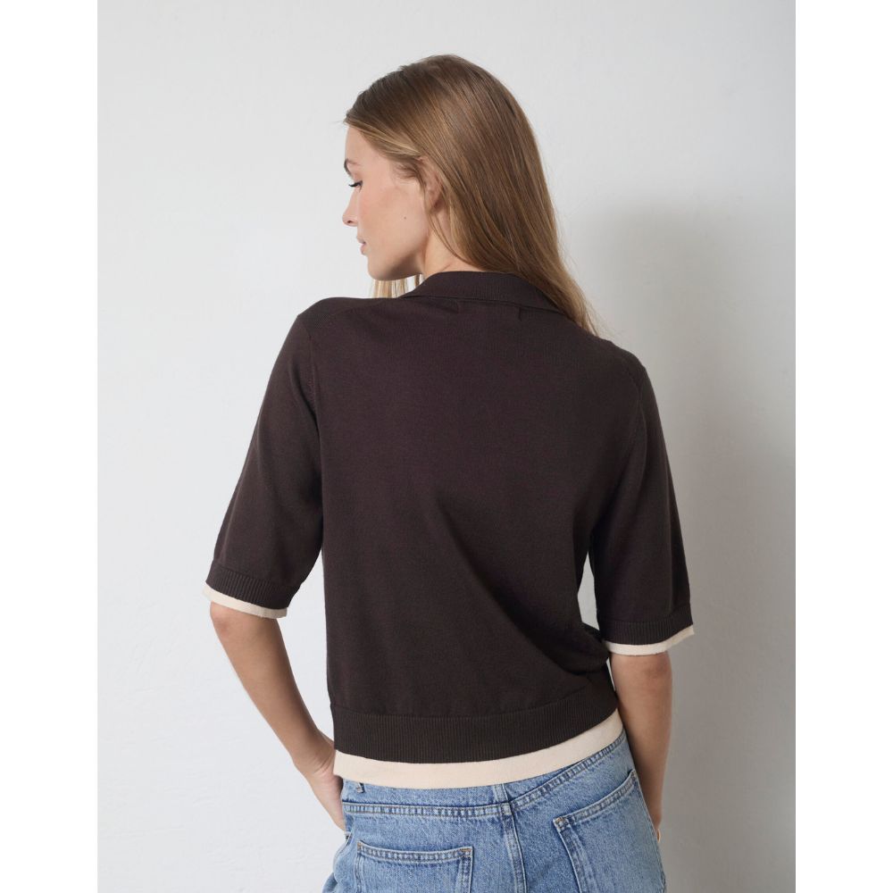 Co`Couture Brun Lue Crop Cardigan