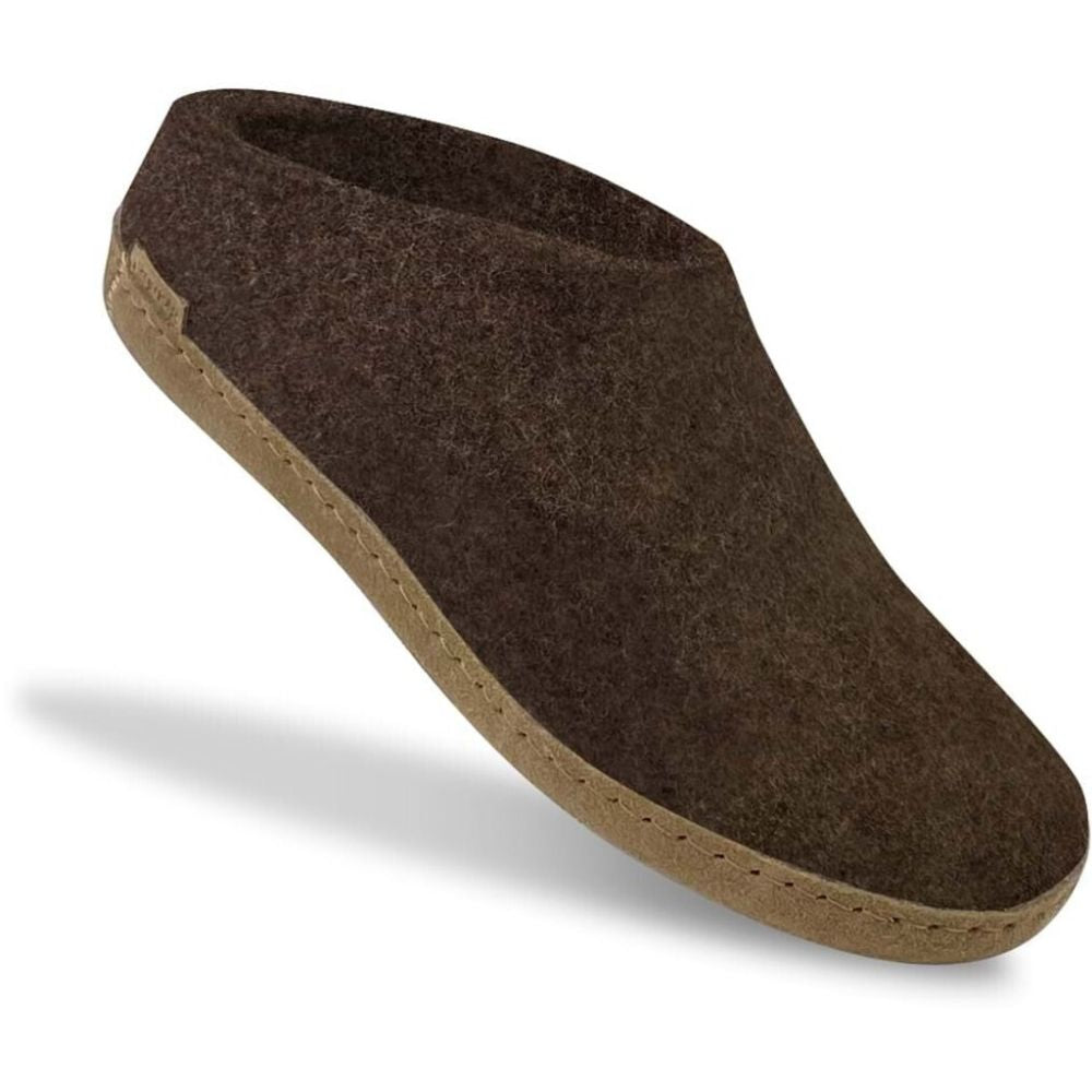 Glerups Nature Brown Slip-On W. Leather Sole