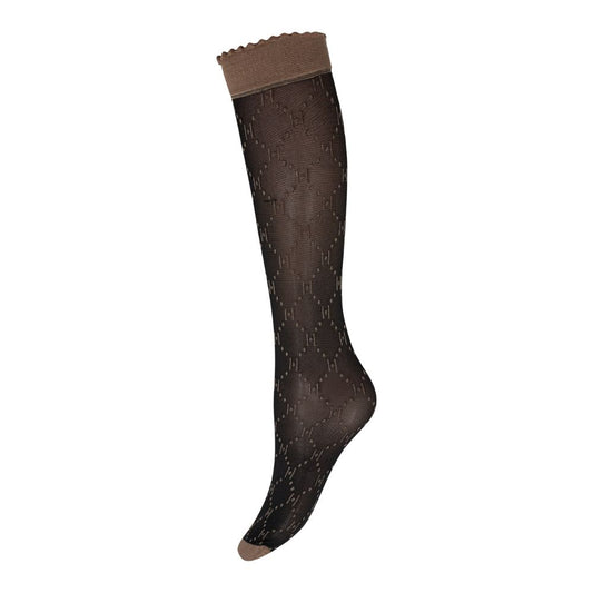 Hype The Detail Beige Logo Knee High
