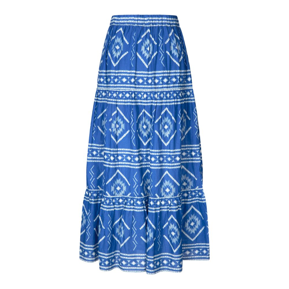 Lollys Laundry Blue Sunset Maxi Skirt