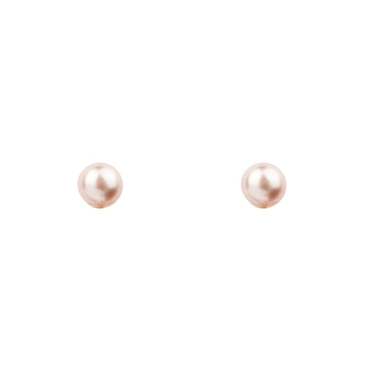 House Of Vincent Venus Dot Earrings Pink