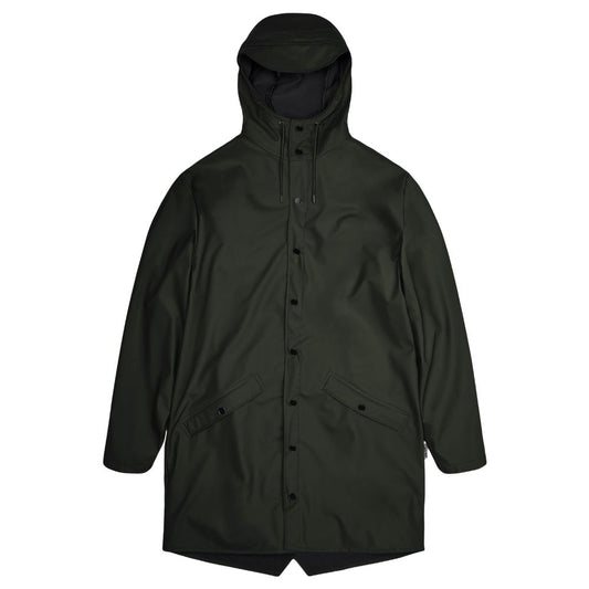 Rains Green Long Jacket W3