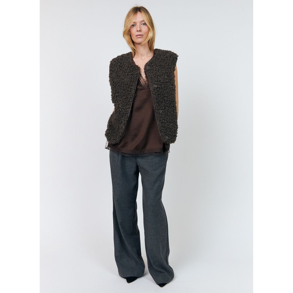 Lollys Laundry Brun Vada Vest