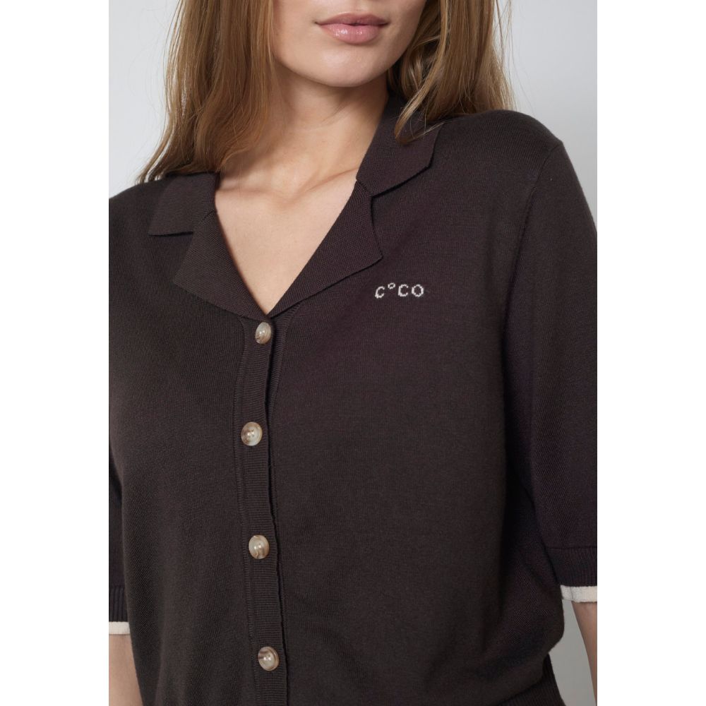 Co`Couture Brun Lue Crop Cardigan