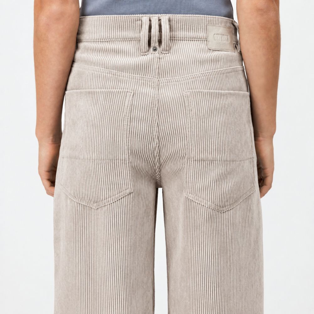 Drykorn Beige Derive Fløjls Buks
