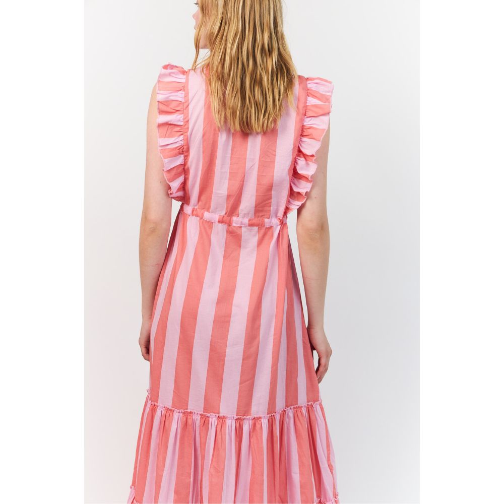 Lollys Laundry Light Pink Samo Midi Dress