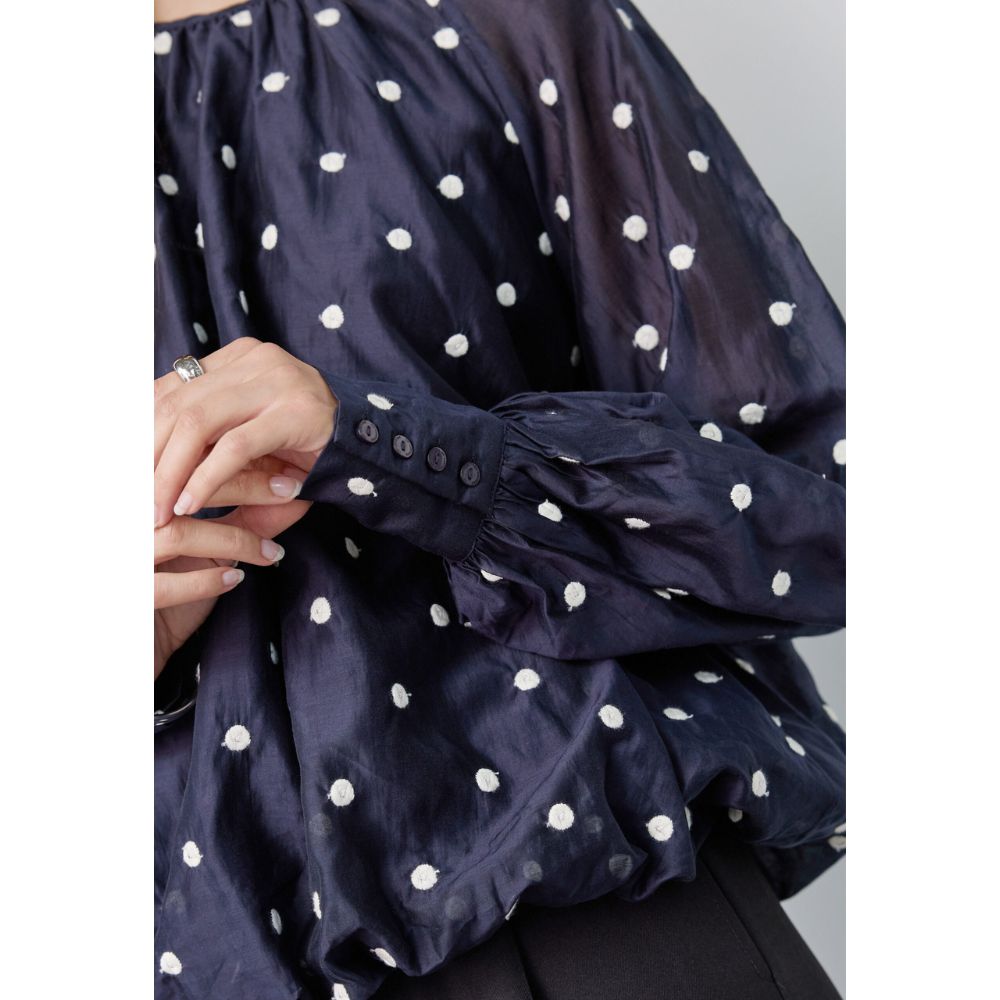 Co`Couture Navy Dita Blouse