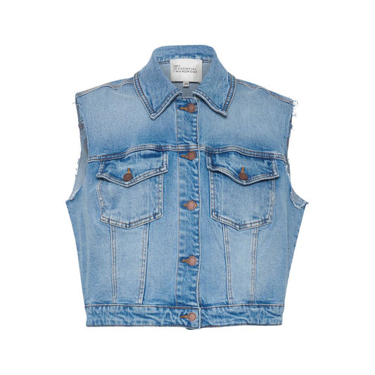 My Essential Wardrobe Dango Light Blue Retro Vest