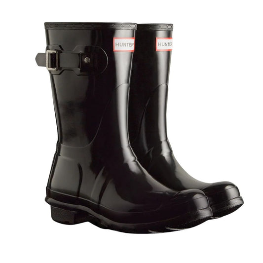 Hunter Gloss Black short Boot