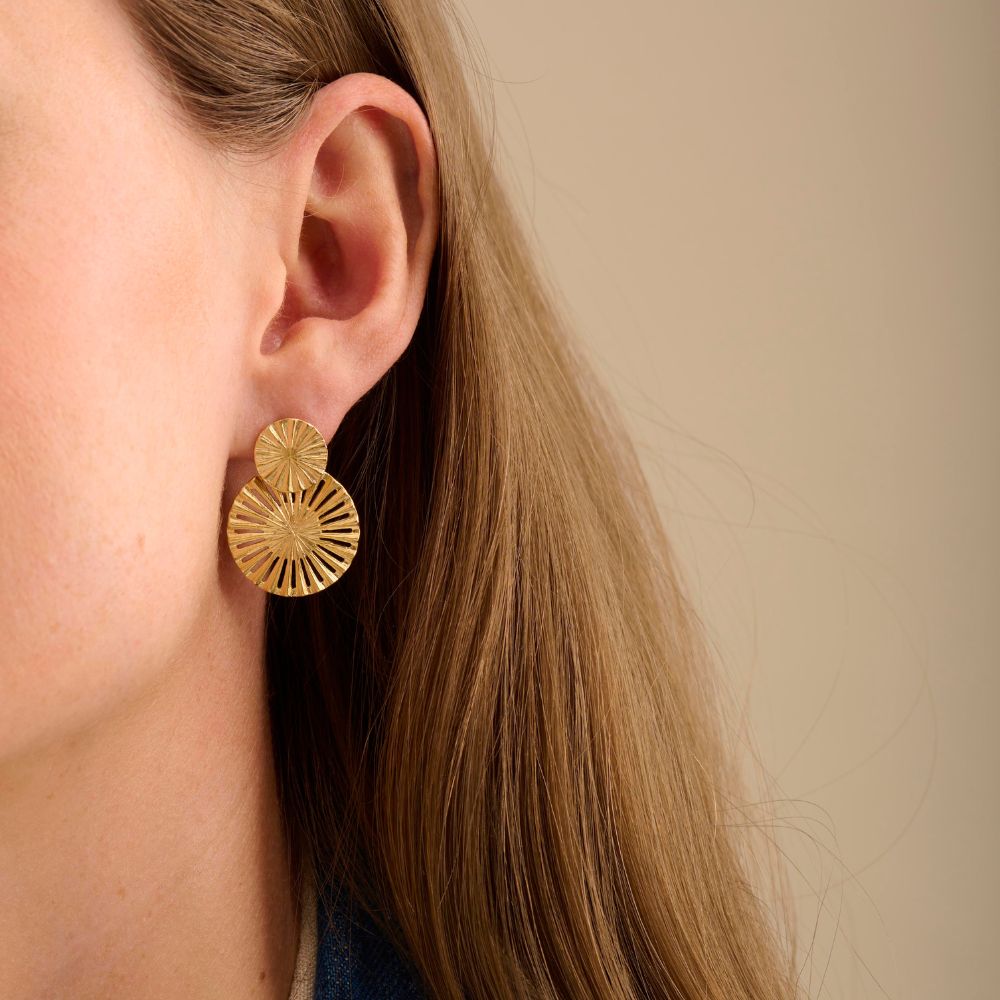 Pernille Corydon Gold Starlight Earrings