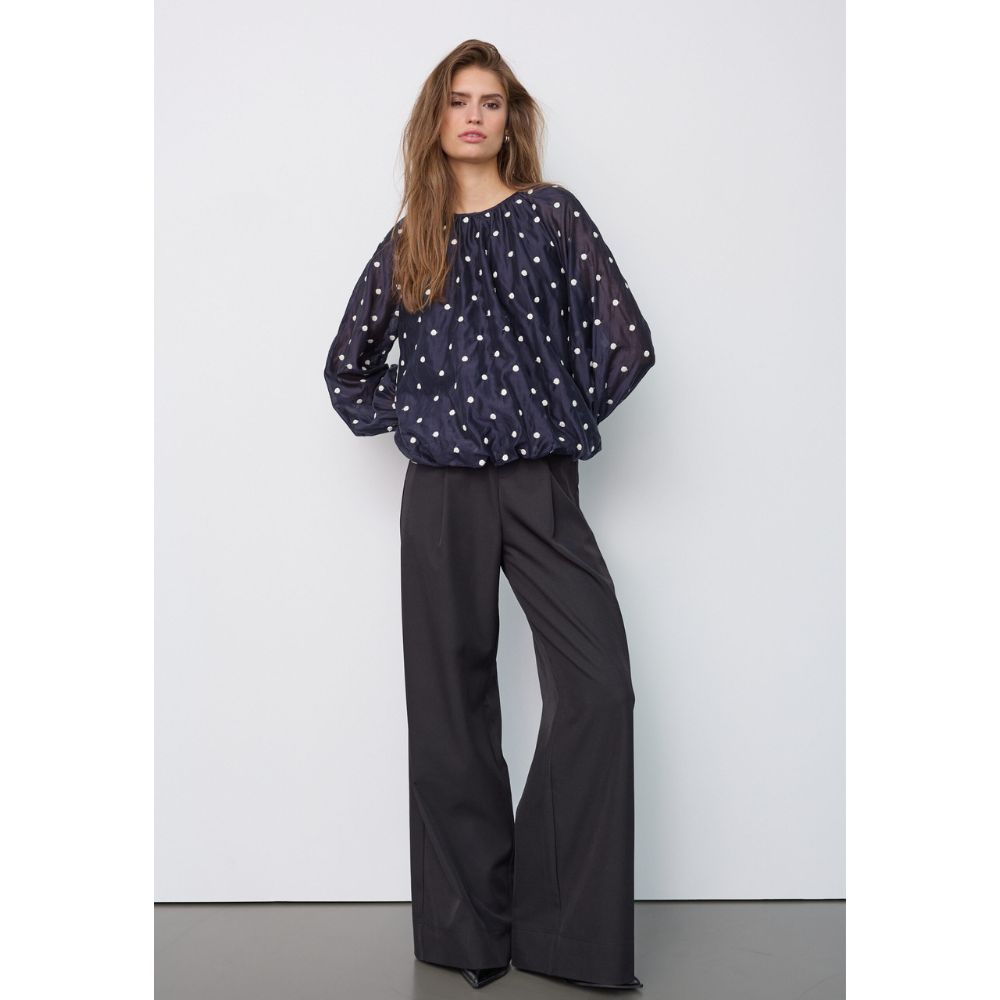 Co`Couture Navy Dita Blouse