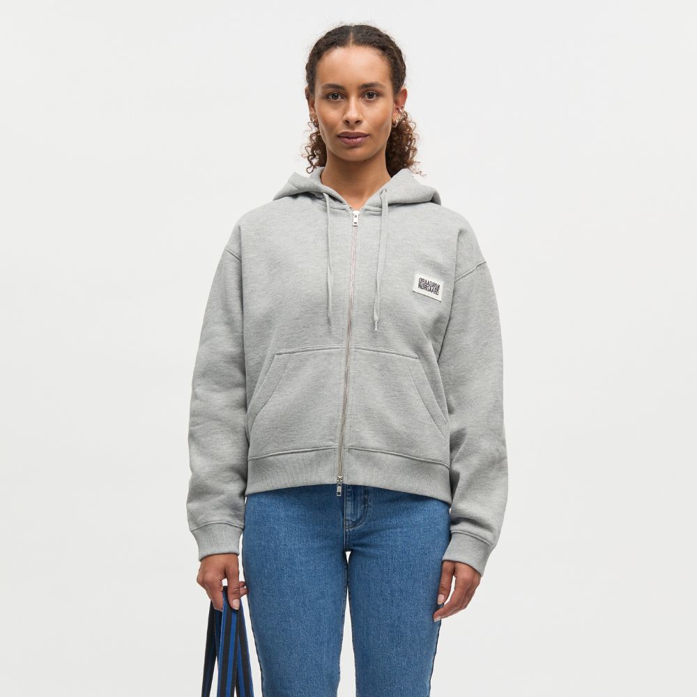 Mads Nørgaard Grey Melange Bobo Hoodie
