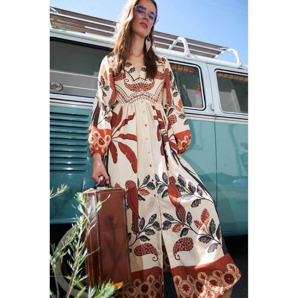 Lollys Laundry Creme Sarai 3/4 Dress