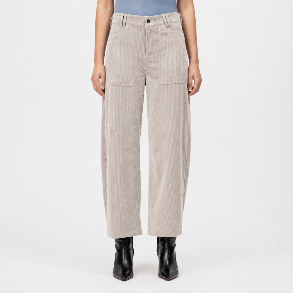 Drykorn Beige Derive Fløjls Buks