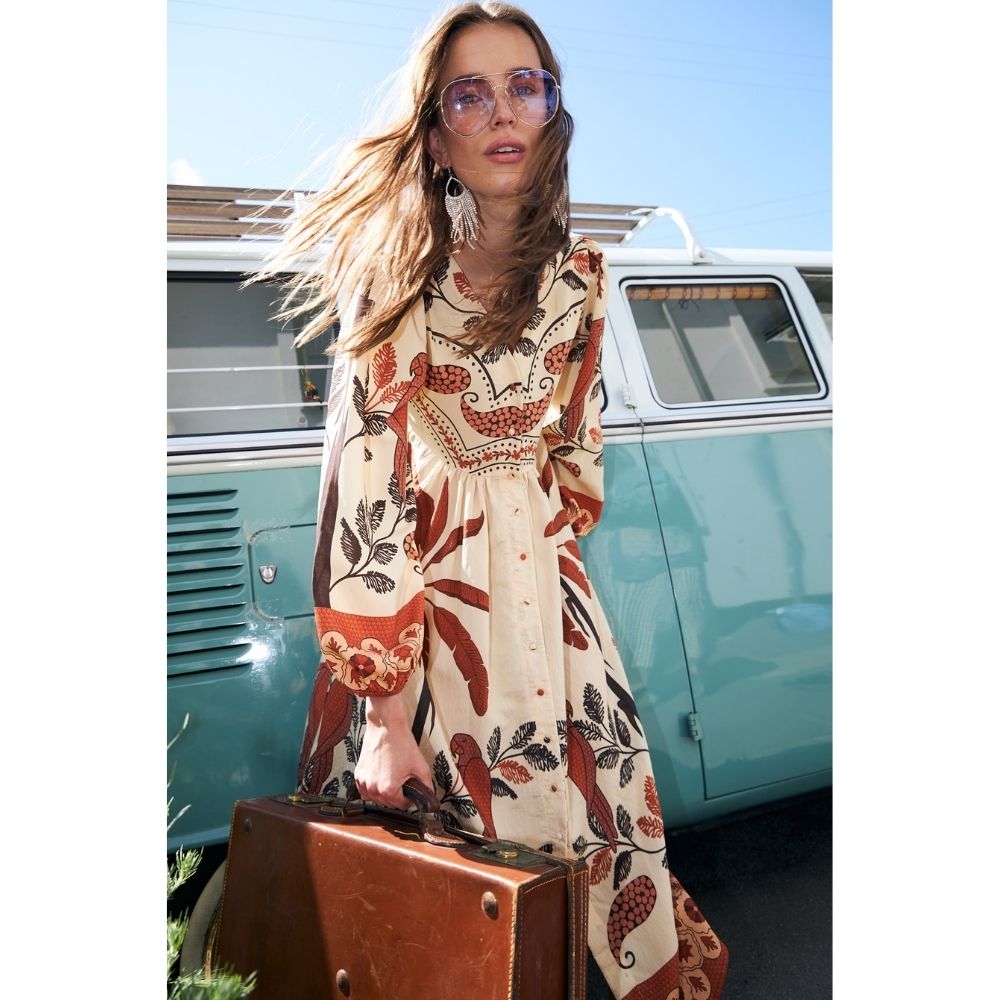 Lollys Laundry Creme Sarai 3/4 Dress