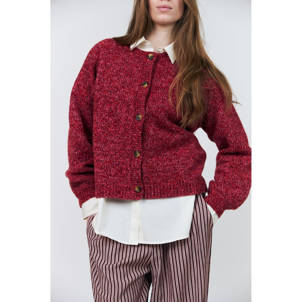 Lollys Laundry Rød Nova Cardigan