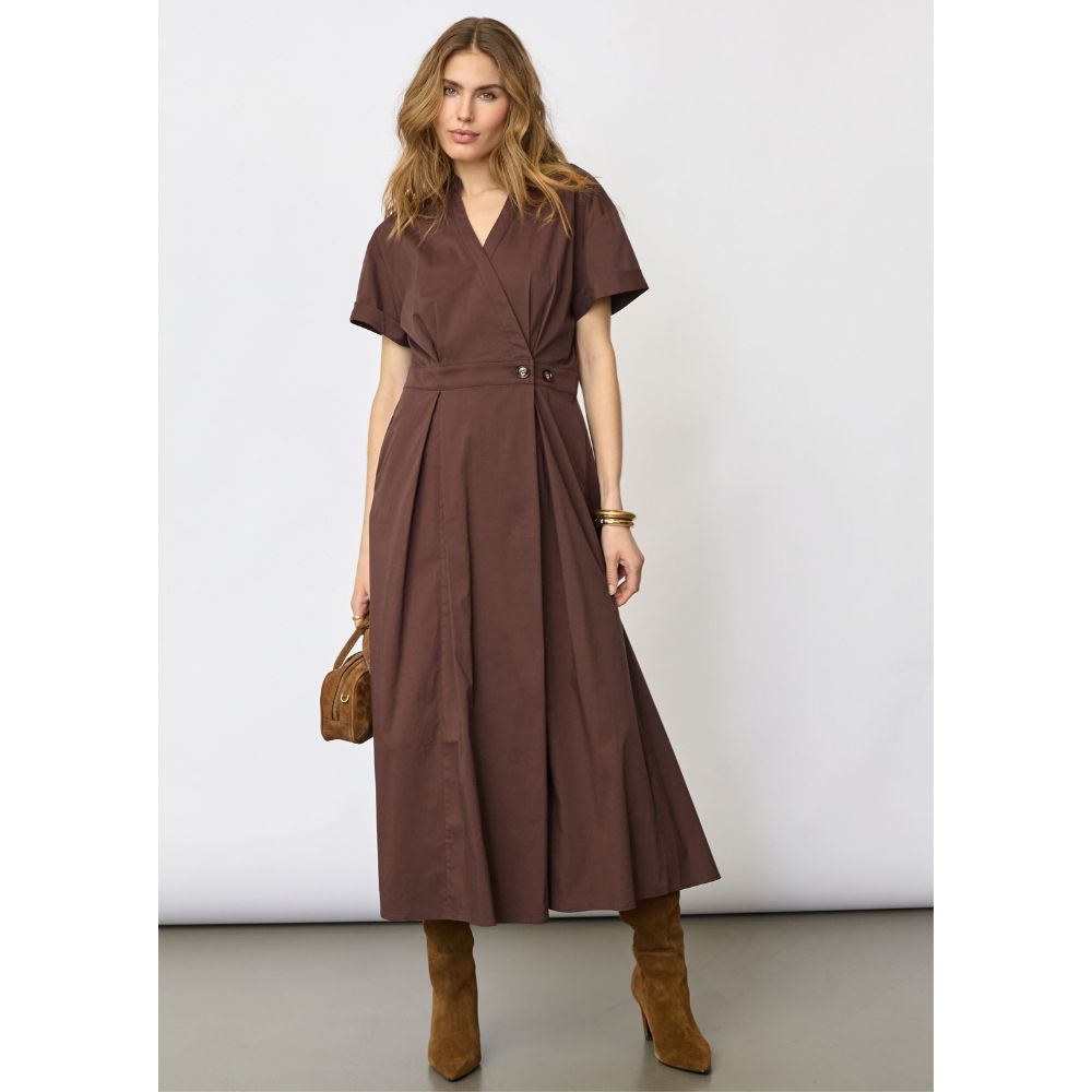 Co'Couture Dark Brown Elara dress
