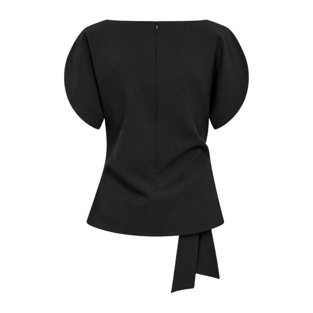 Co´coture Sort Acile Pleat Bluse
