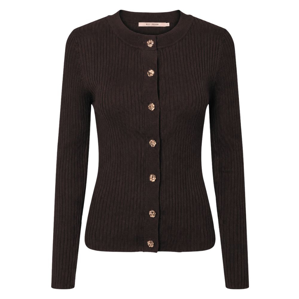 Rue de Femme Brun Lope Knit Cardigan