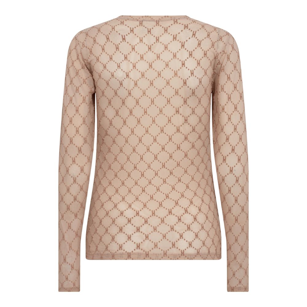 Hype The Detail Sand Mesh Blouse