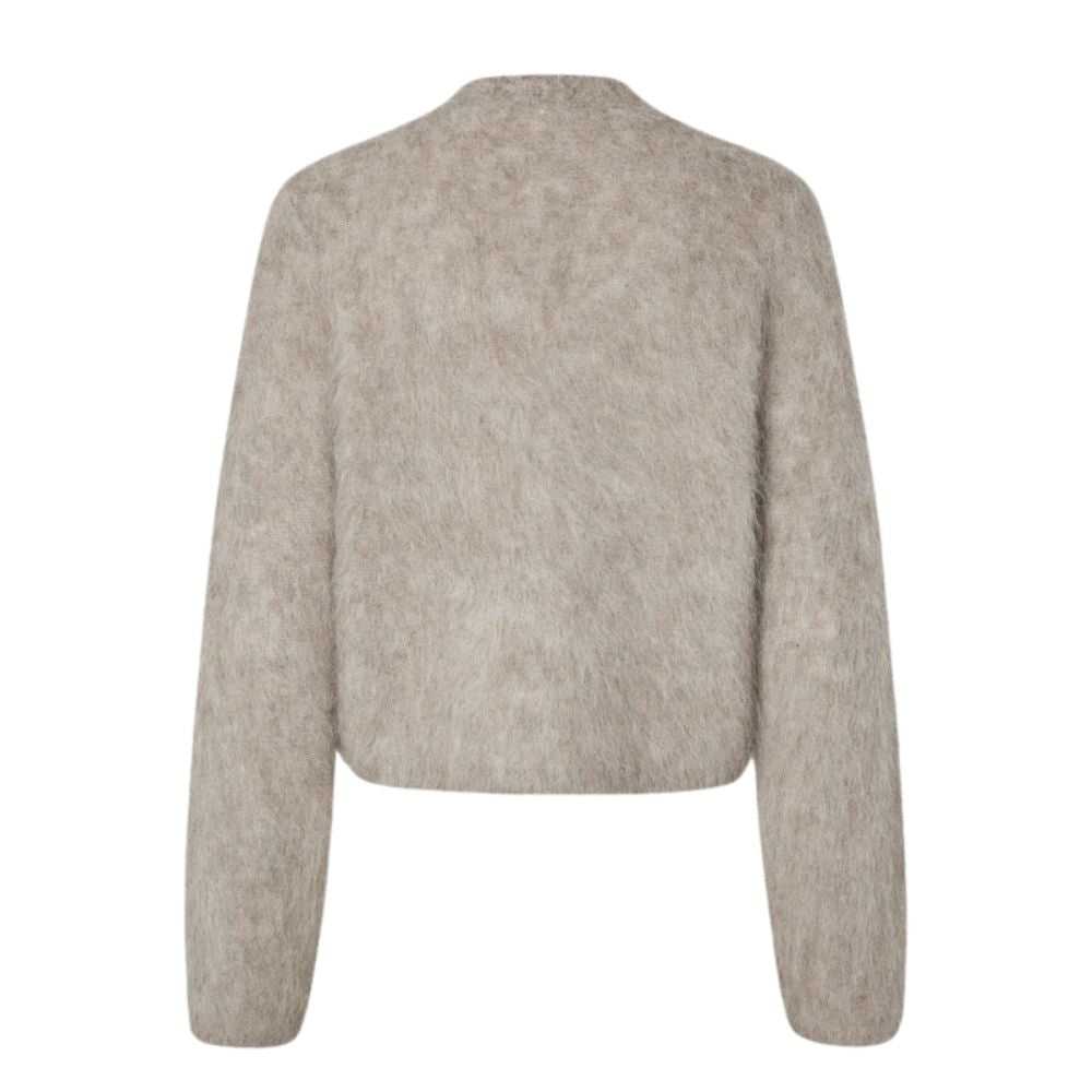 Second Female Stone Karla Knit Cardigan