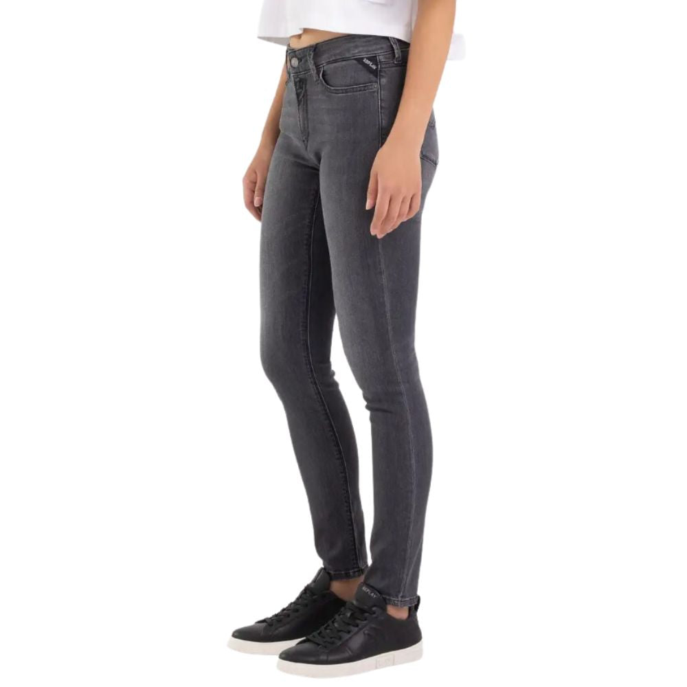 Replay Washed Black Luzien Jeans