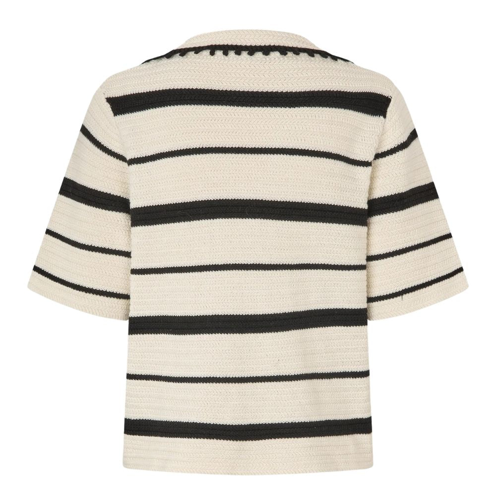 Second Female hvid/sort Susi Knit