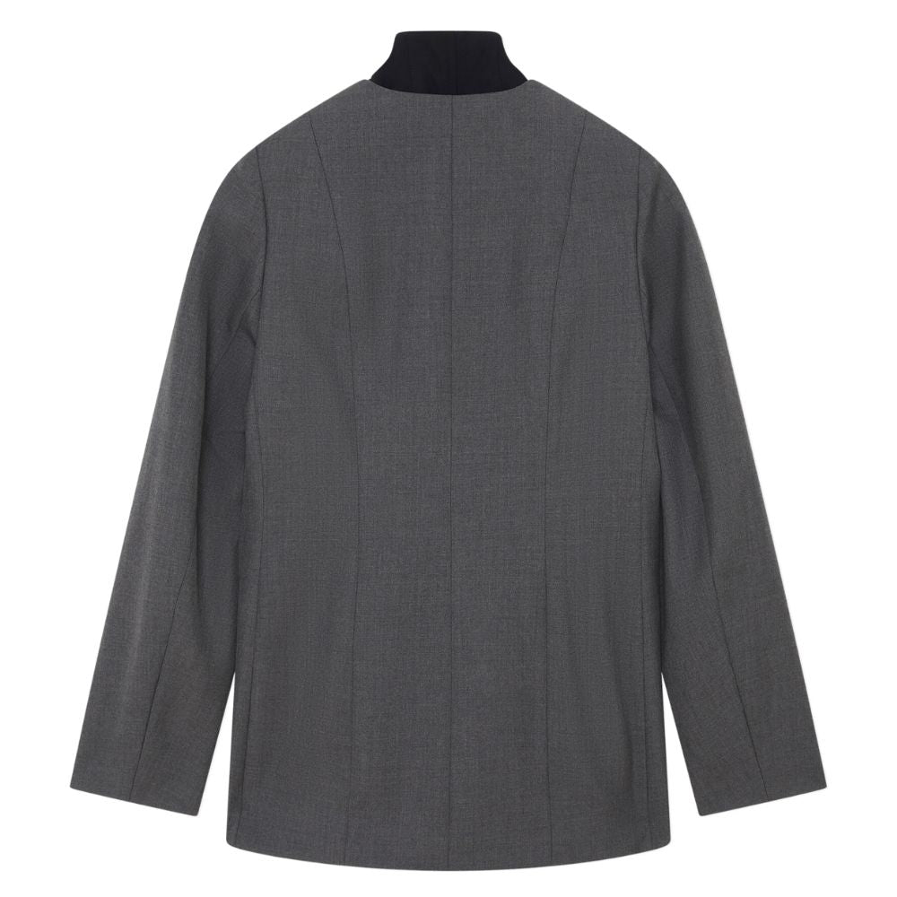 Wood Wood Grey Sasha Trompel´oeil Blazer