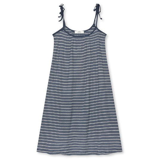 Mads Nørgaard Navy Stripe Stine Dress