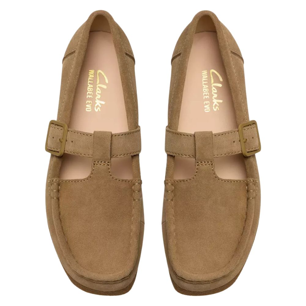 Clarks Dark Sand Wallabee EVObar