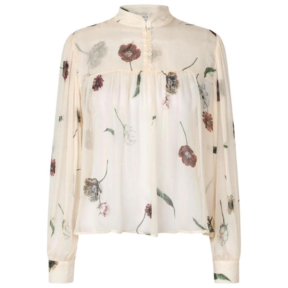 Second Female Cream Florala Blouse