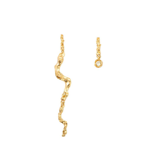 House Of Vincent Gold Nightfall Earrings Gilded