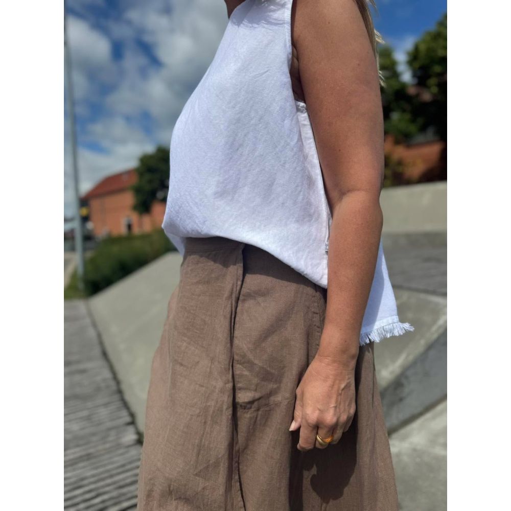 By Basics Bark Wrap Skirt Long