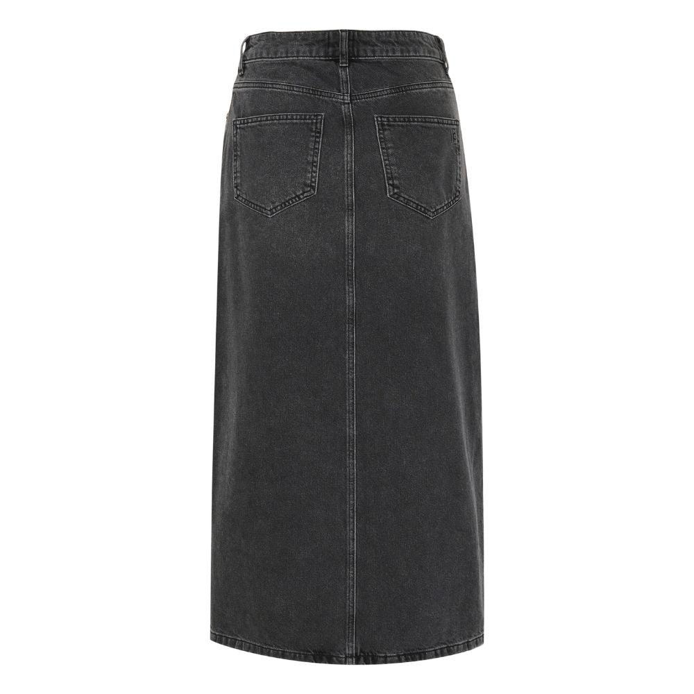 My Essential Wardrobe Black Wash Louis Wrap 123 Skirt