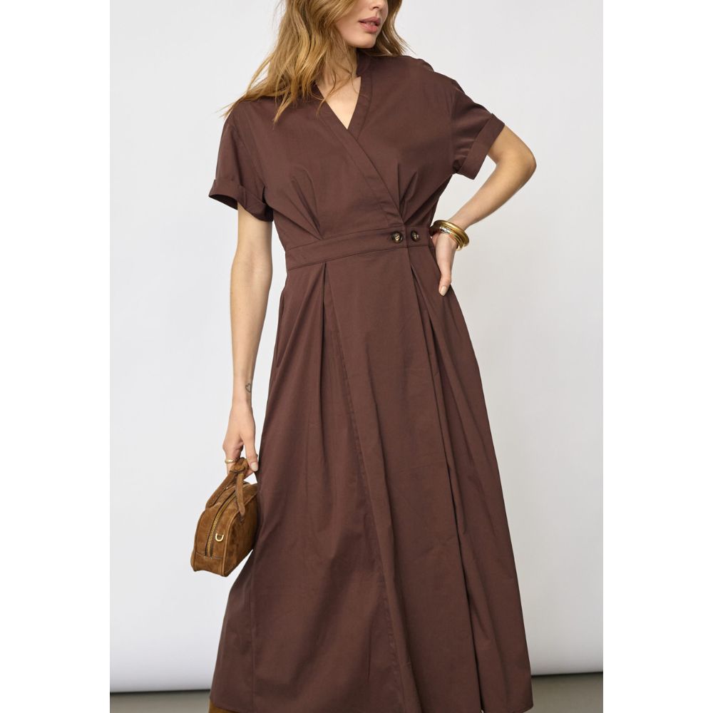 Co'Couture Dark Brown Elara dress