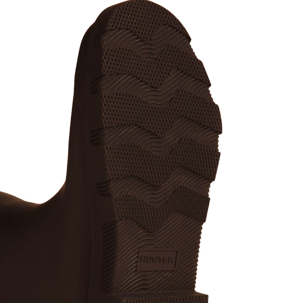Hunter Brown Downpour Tall Boot