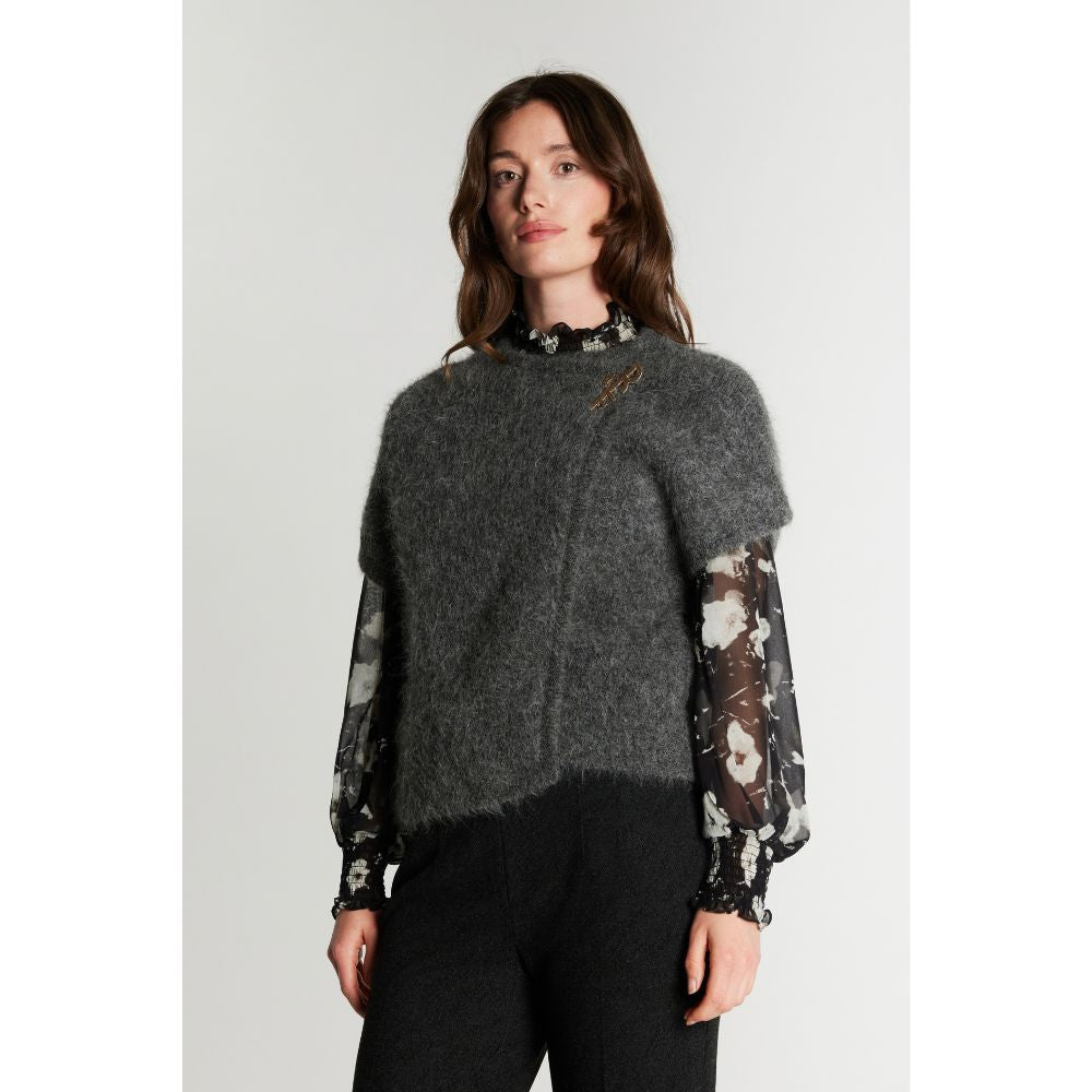 Rue De Femme Dark Rock Yana knit vest