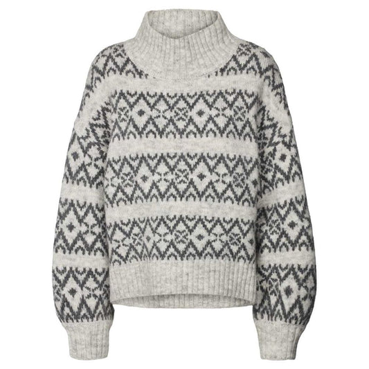 Lollys Laundry Light Grey Mille Knit