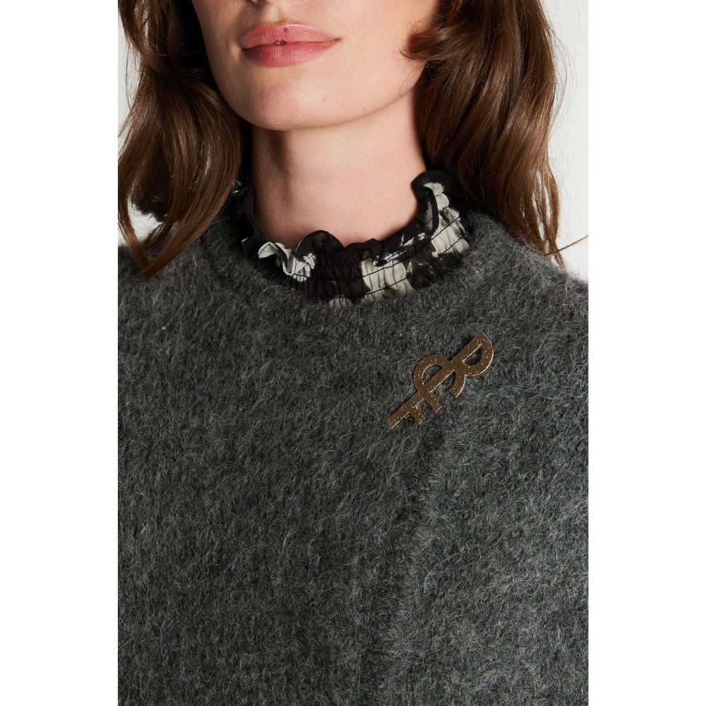 Rue De Femme Dark Rock Yana knit vest